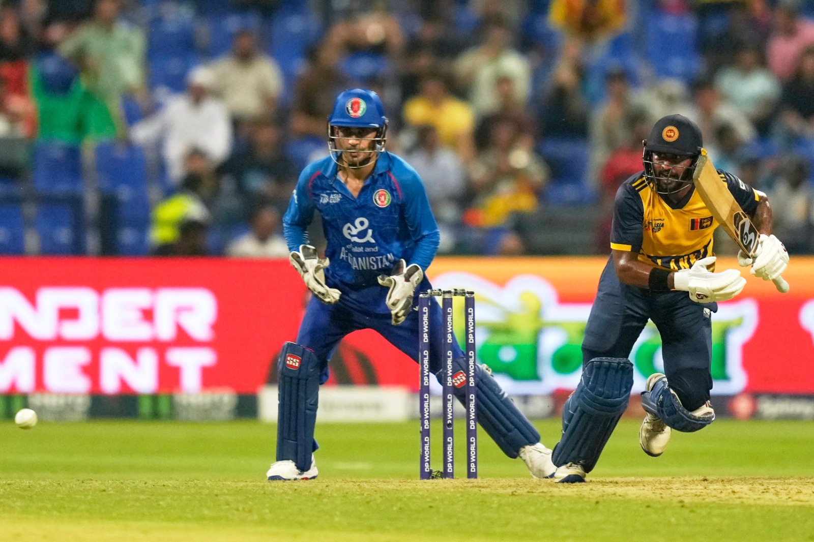 Sri Lanka eliminate Afghanistan with six-wicket Asia Cup win